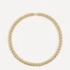 SHASHI Necklaces^14ct Gold-Plated Repeat Chain Necklace