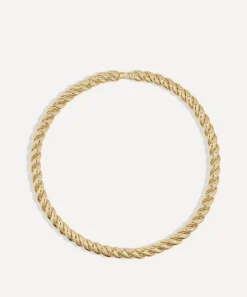 SHASHI Necklaces^14ct Gold-Plated Repeat Chain Necklace