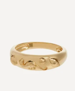 Anna + Nina Rings^14ct Gold-Plated Sable Ring