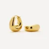 Missoma Earrings|Earrings^18ct Gold-Plated Sculptural Chubby Small Hoop Earrings