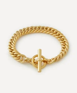 Tilly Sveaas Jewellery^18ct Gold-Plated Slim Curb Link Chain Bracelet