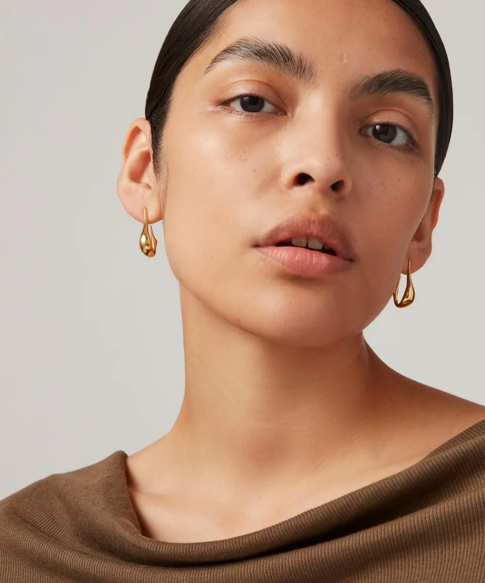 JENNY BIRD Earrings|Earrings^14ct Gold-Plated Small Colette Hoop Earrings