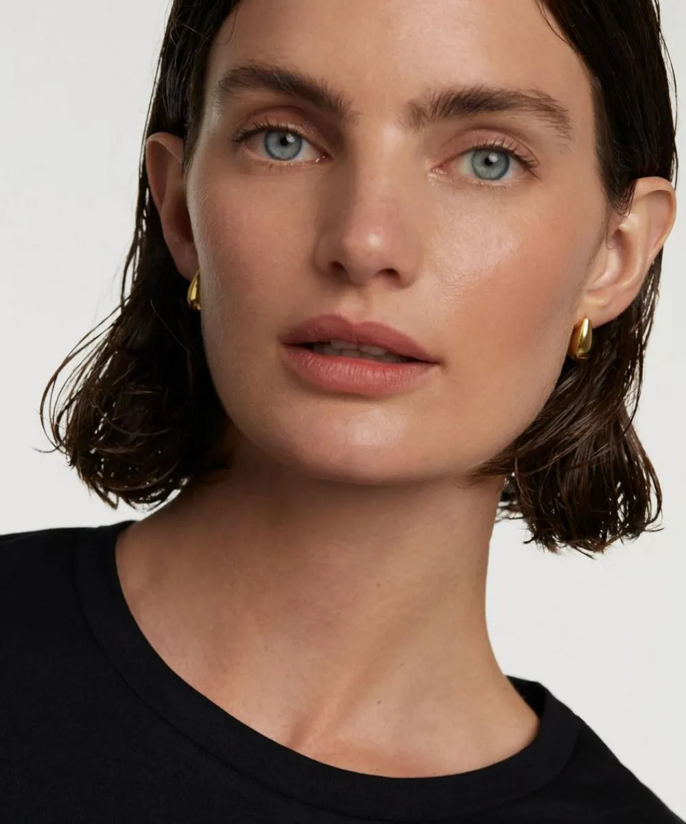 PDPAOLA Earrings^18ct Gold-Plated Small Sugar Drop Earrings