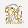 Alexis Bittar Bracelets^14ct Gold-Plated Solanales Crystal Intertwined Cuff Bracelet