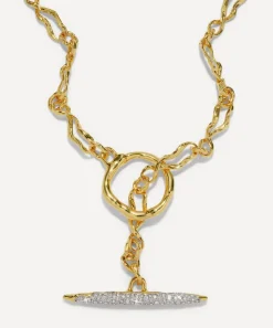 Alexis Bittar Necklaces^14ct Gold-Plated Solanales Crystal Toggle Necklace