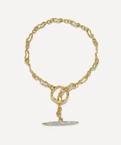 Alexis Bittar Necklaces^14ct Gold-Plated Solanales Crystal Toggle Necklace