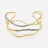 Alexis Bittar Bracelets^14ct Gold-Plated Solanales Crystal Cuff Bracelet