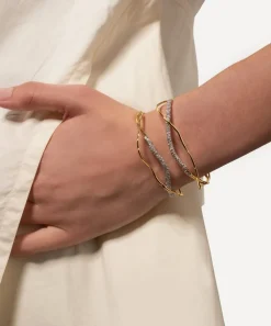 Alexis Bittar Bracelets^14ct Gold-Plated Solanales Crystal Cuff Bracelet