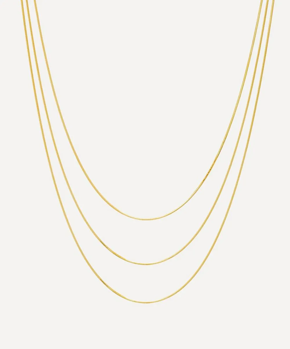 SHASHI Necklaces^14ct Gold-Plated Sonara Necklace