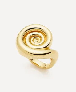 Missoma Rings^18ct Gold-Plated Spiral Dome Statement Ring