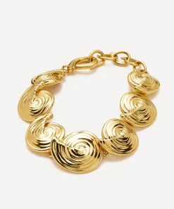 Missoma Bracelets^18ct Gold-Plated Spiral Statement Chain Bracelet