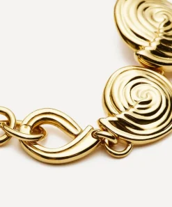 Missoma Bracelets^18ct Gold-Plated Spiral Statement Chain Bracelet