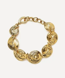 Missoma Bracelets^18ct Gold-Plated Spiral Statement Chain Bracelet