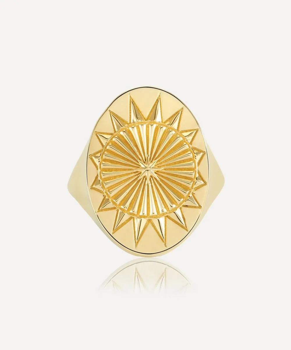 Rachel Jackson Rings^22ct Gold-Plated Statement North Star Ring