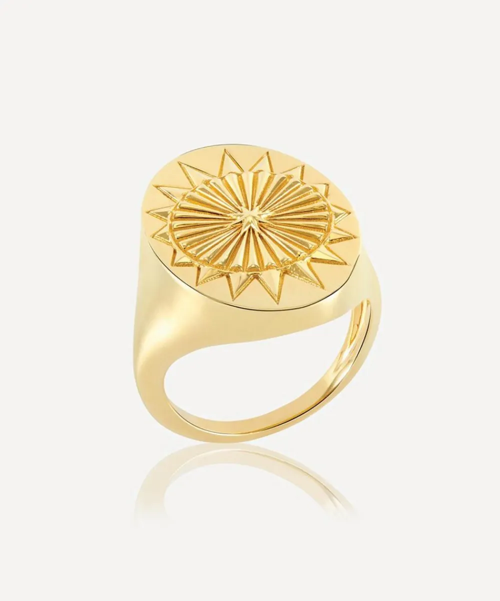 Rachel Jackson Rings^22ct Gold-Plated Statement North Star Ring