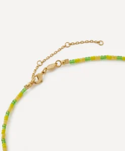 ANNI LU Necklaces|Necklaces^18ct Gold-Plated Sun Day Choker Bead Necklace