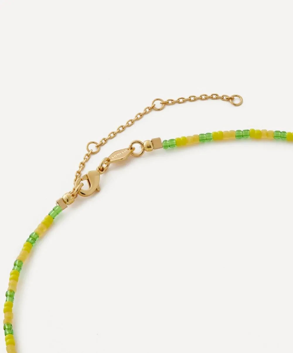 ANNI LU Necklaces|Necklaces^18ct Gold-Plated Sun Day Choker Bead Necklace