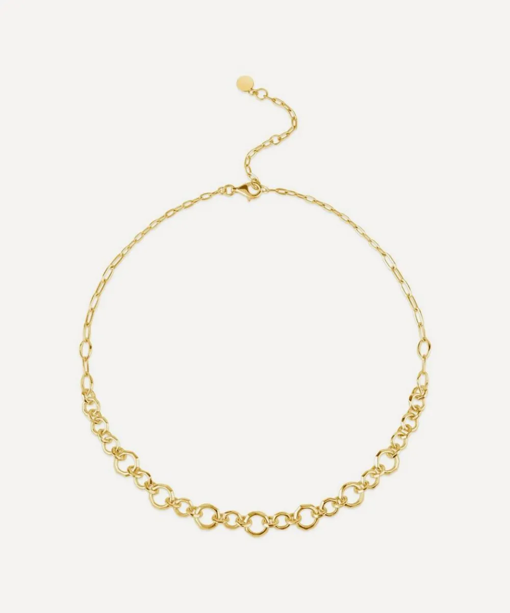 Dinny Hall Necklaces^22ct Gold-Plated Thalassa Faceted Link Necklace
