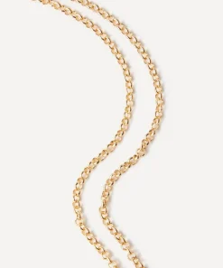 Alighieri Necklaces^24ct Gold-Plated The Droplet of Skies Rhodochrosite Necklace