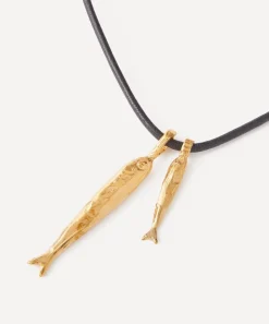 Alighieri Necklaces^24ct Gold-Plated The Gone Fishing Pendant Necklace