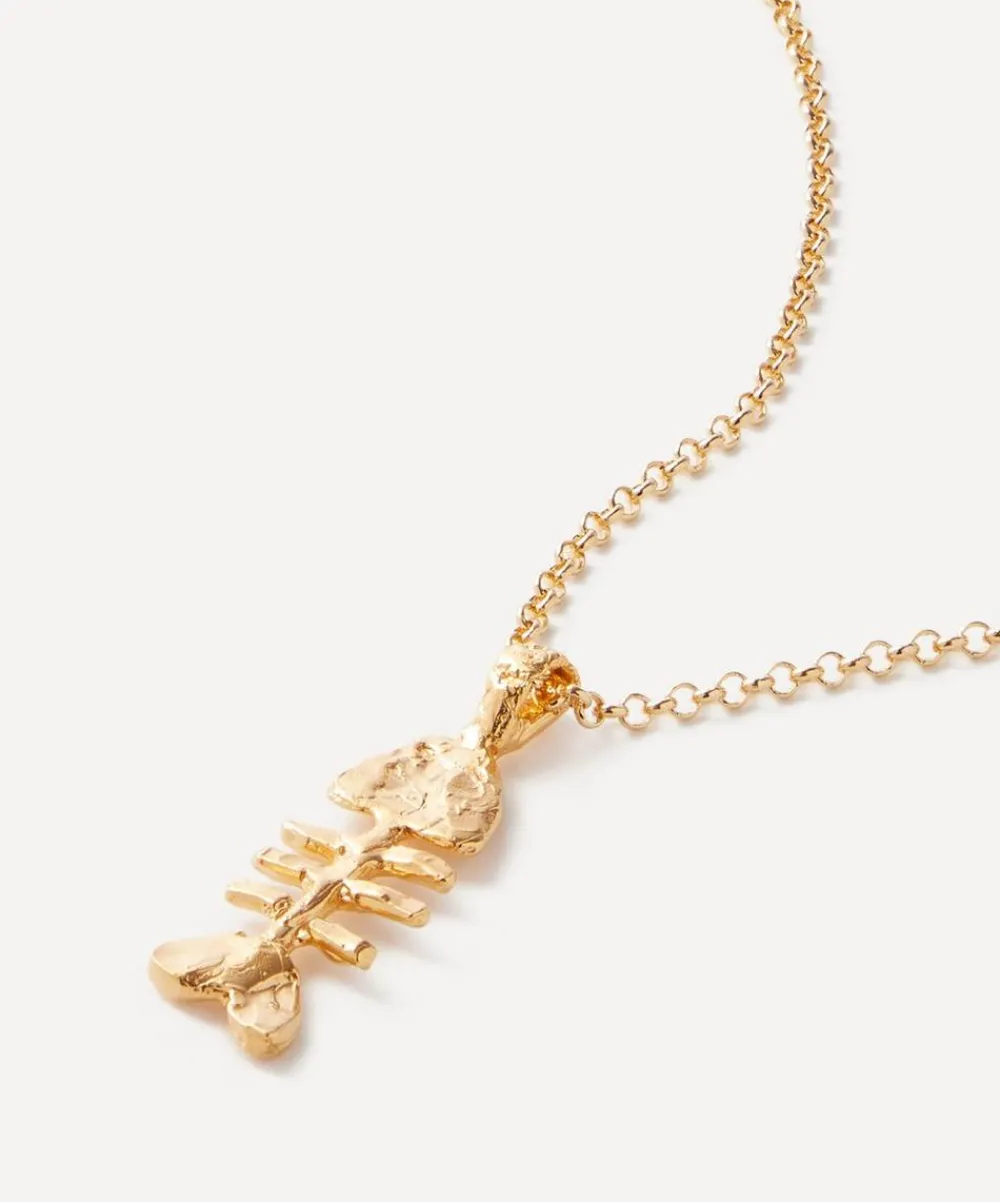 Alighieri Necklaces^24ct Gold-Plated The Silhouette of Summer Pendant Necklace