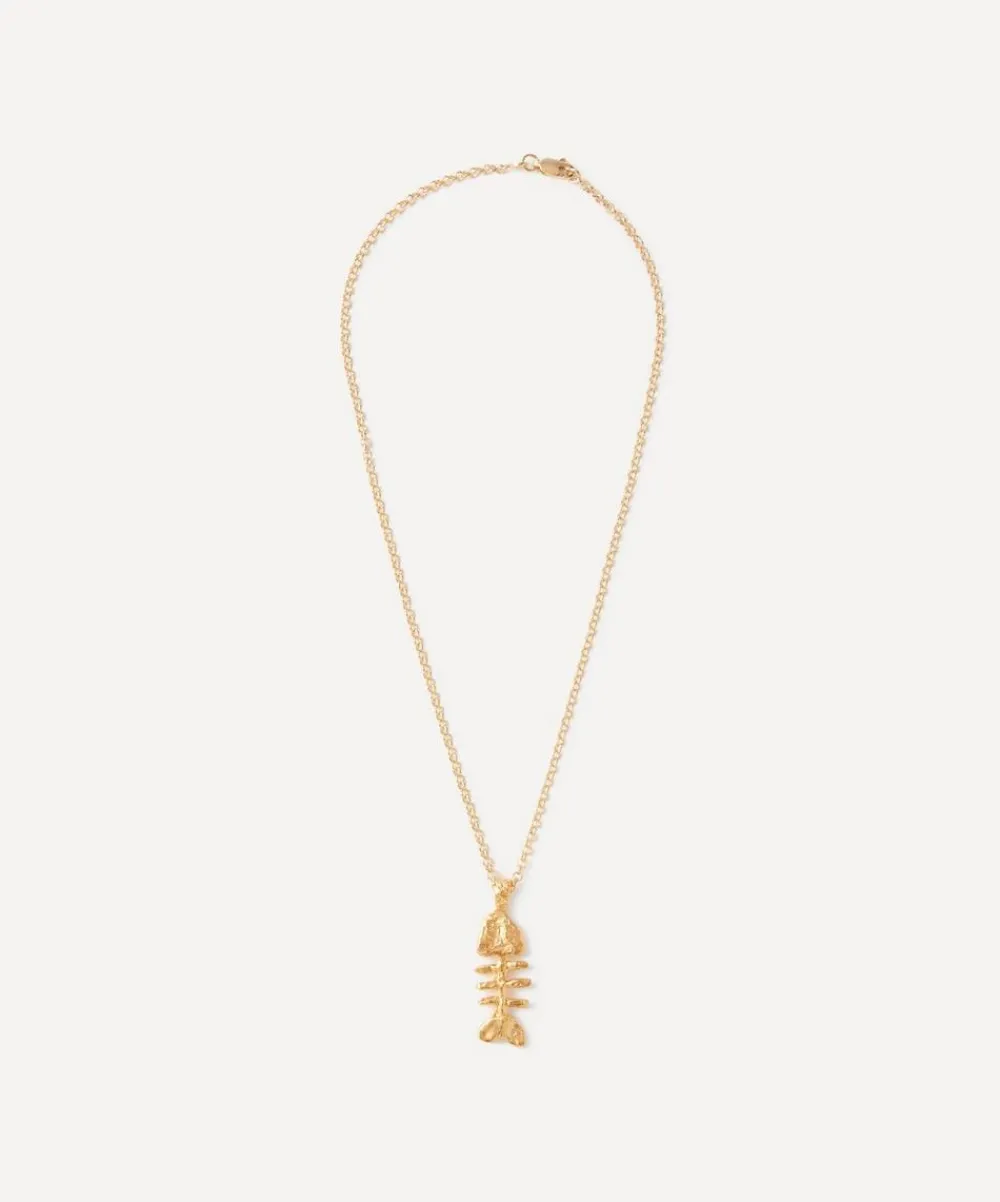 Alighieri Necklaces^24ct Gold-Plated The Silhouette of Summer Pendant Necklace