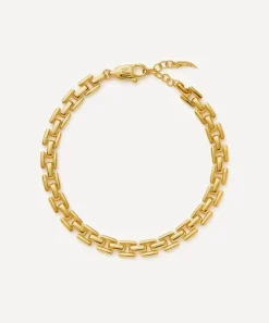 Missoma Bracelets^18ct Gold-Plated Timepiece Link Chain Bracelet