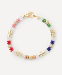 Martha Calvo Bracelets^14ct Gold-Plated Translucence Bead Bracelet