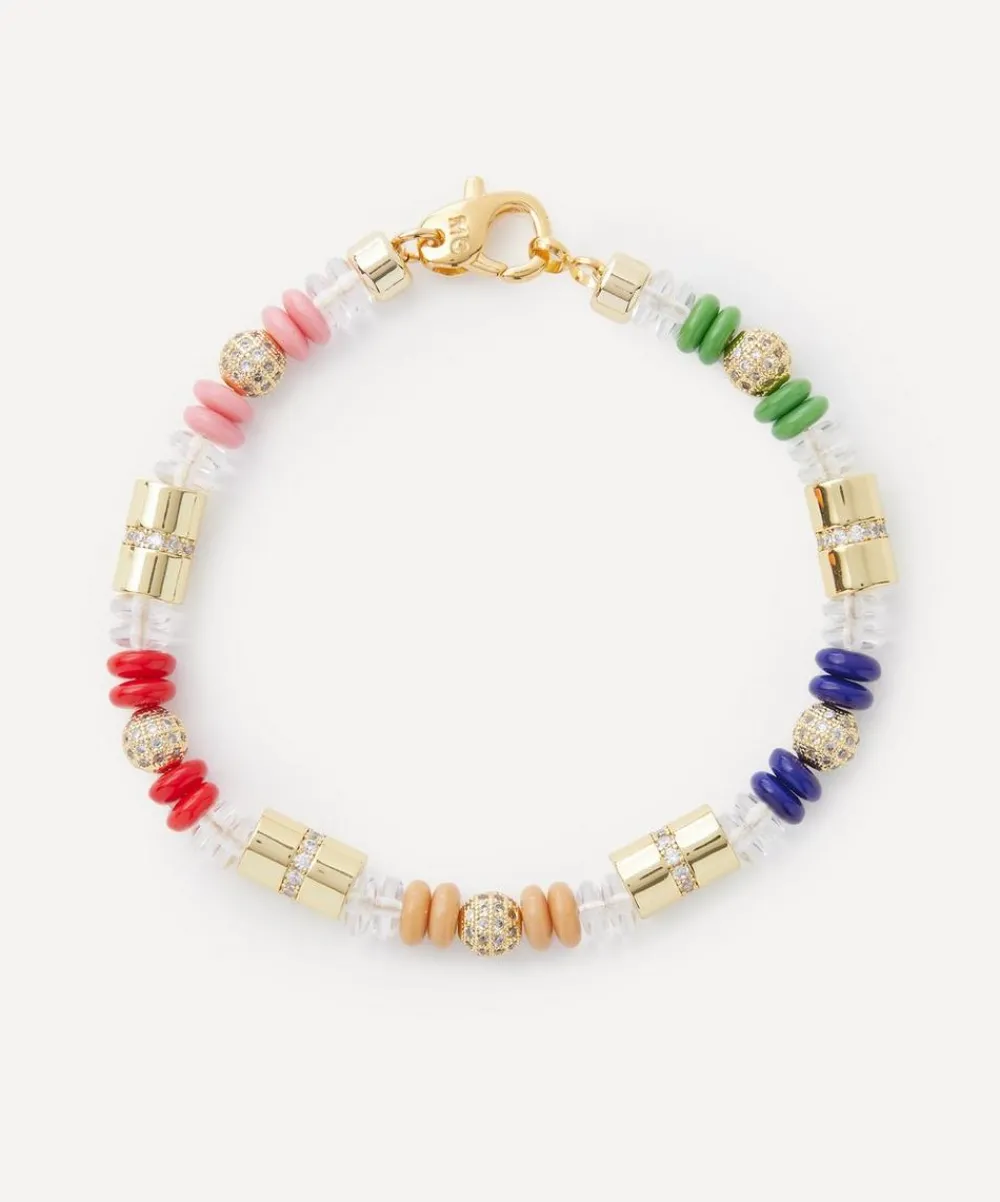 Martha Calvo Bracelets^14ct Gold-Plated Translucence Bead Bracelet