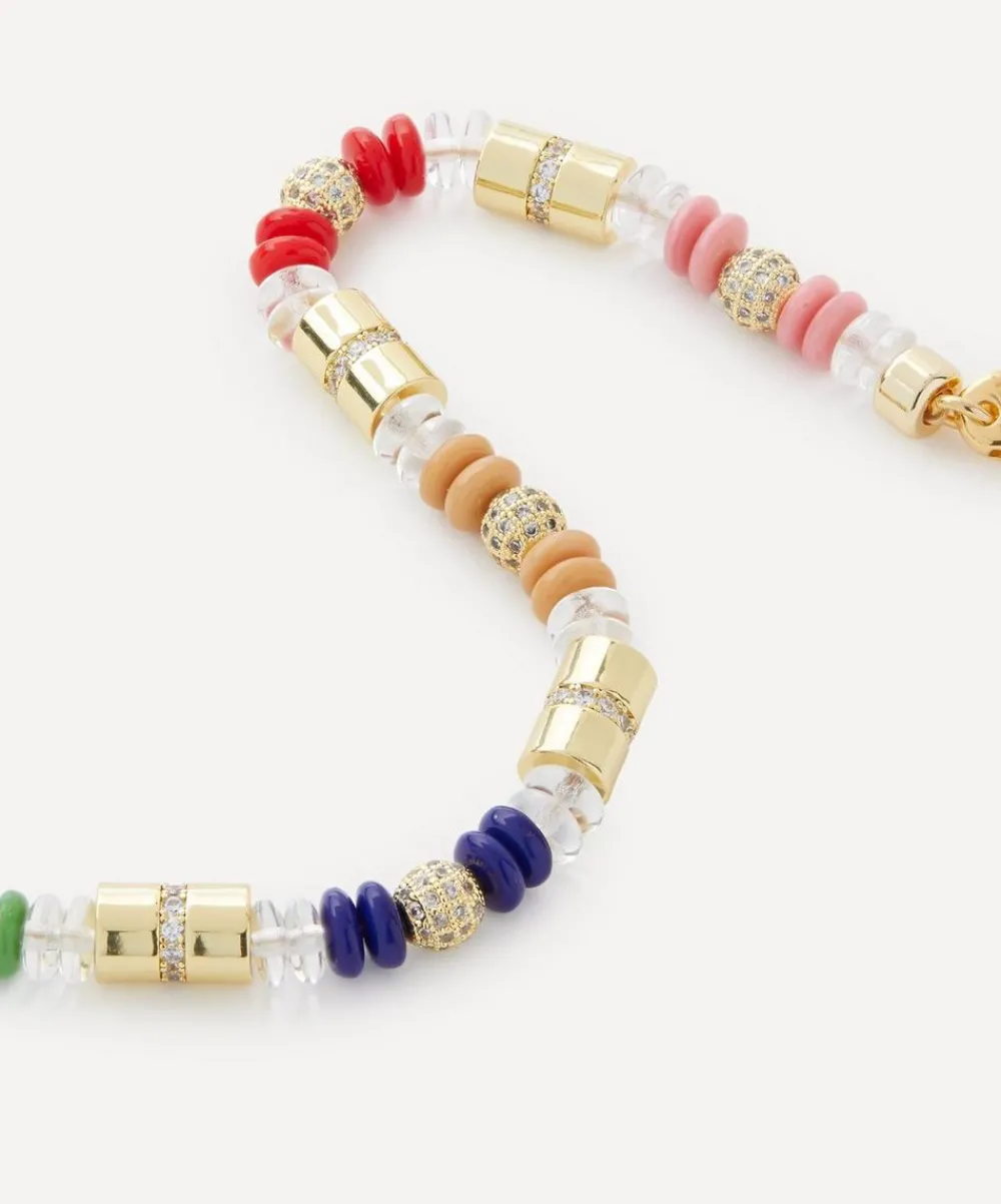 Martha Calvo Bracelets^14ct Gold-Plated Translucence Bead Bracelet