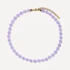 Bon Bon Jewellery Club Necklaces^14ct Gold-Plated Vermeil Brass Sweet Jade and Pearl Necklace