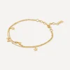Dinny Hall Bracelets^22ct Gold-Plated Vermeil Silver Stargazer Double Chain Wristlet Bracelet