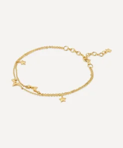 Dinny Hall Bracelets^22ct Gold-Plated Vermeil Silver Stargazer Double Chain Wristlet Bracelet