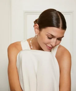 Laura Vann Earrings^18ct Gold-Plated Vermeil Silver Nicola Freshwater Pearl Drop Earrings
