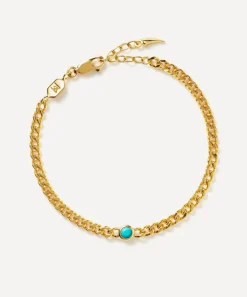 Missoma Bracelets^18ct Gold-Plated Vermeil Silver December Birthstone Chain Bracelet