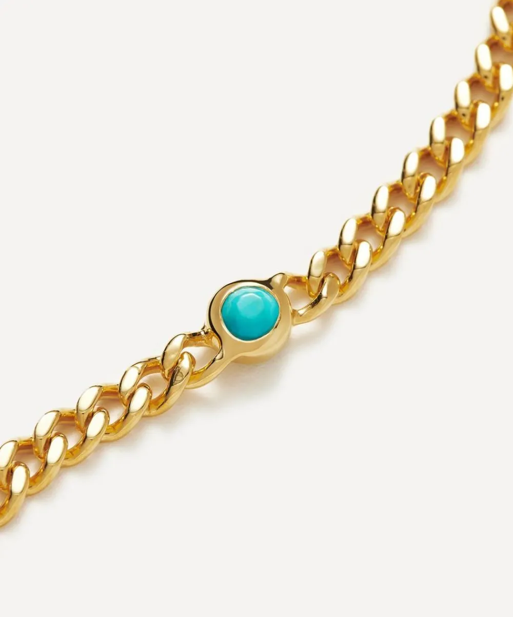 Missoma Bracelets^18ct Gold-Plated Vermeil Silver December Birthstone Chain Bracelet