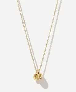 Otiumberg Necklaces^14ct Gold-Plated Vermeil Silver Long Knot Pendant Necklace