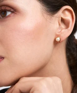 Dinny Hall Earrings|Earrings^22ct Gold-Plated Vermeil Silver Toro Pearl Stud Earrings