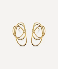 Monica Vinader Earrings^18ct Gold-Plated Vermeil Silver Nura Cocktail Earrings