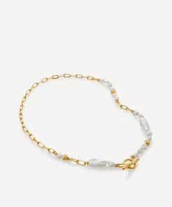 Monica Vinader Necklaces^18ct Gold-Plated Vermeil Silver Amy Powney Pearl Necklace