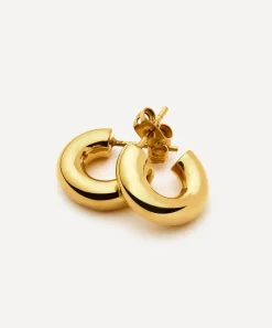 Missoma Earrings^18ct Gold-Plated Vermeil Silver Chubby Small Hoop Earrings