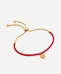 Monica Vinader Bracelets^18ct Gold-Plated Vermeil Silver Linear Disc Friendship Chain Bracelet