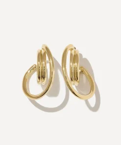 Otiumberg Earrings^14ct Gold-Plated Vermeil Silver Sonder Hoop Earrings