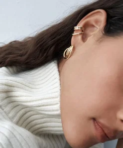 Otiumberg Earrings^14ct Gold-Plated Vermeil Silver Sonder Hoop Earrings