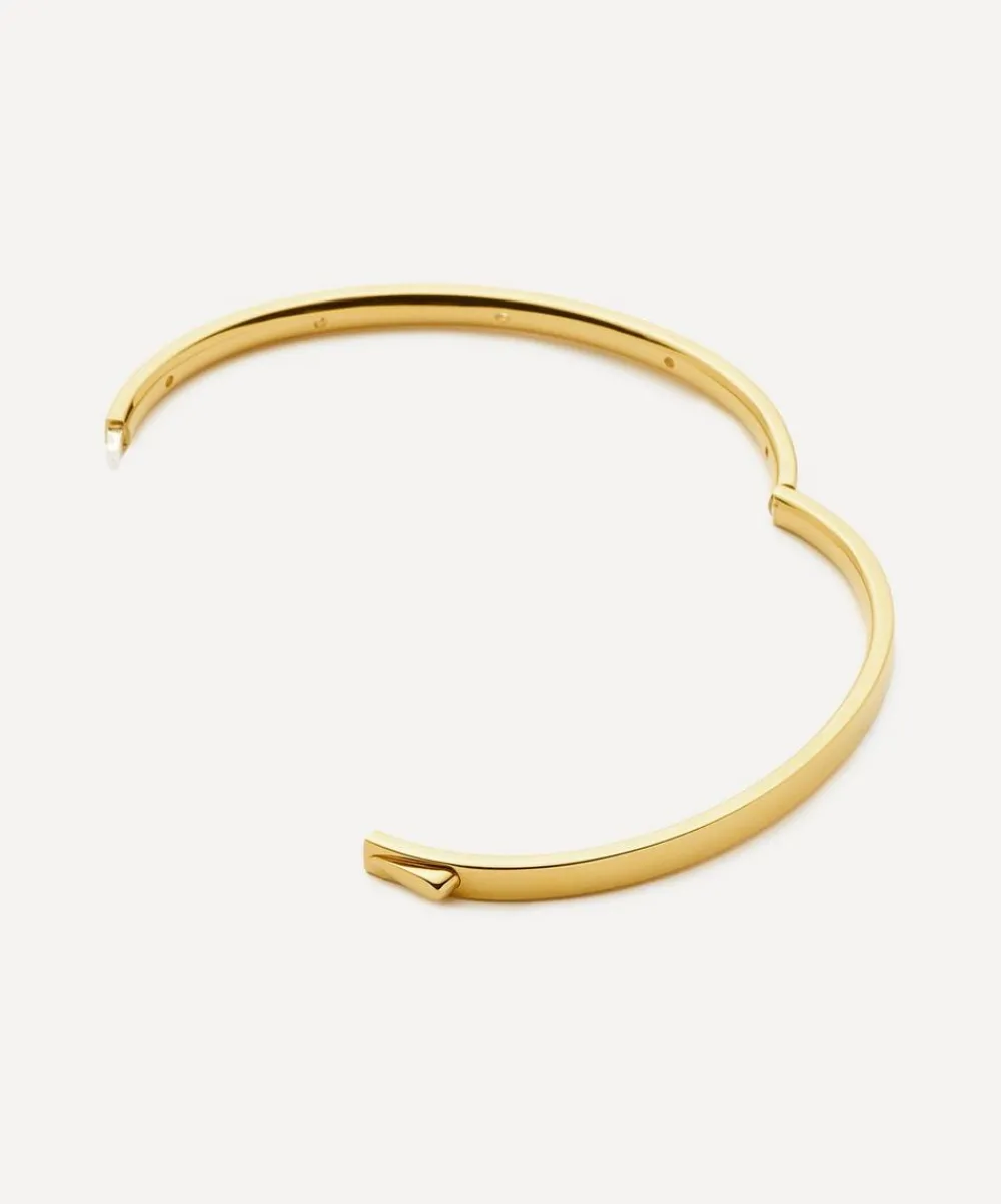 Missoma Bracelets^18ct Gold-Plated Vermeil Silver Interstellar Hinged Bangle Bracelet