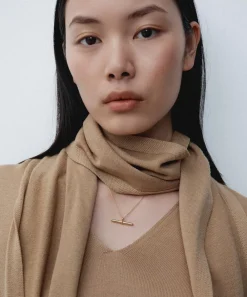Otiumberg Necklaces^14ct Gold-Plated Vermeil Silver Vestige Toggle Pendant Necklace