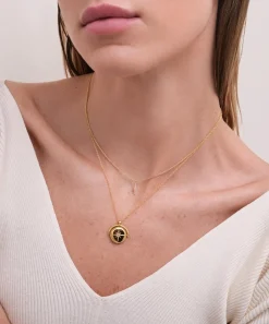 Astley Clarke Necklaces^18ct Gold-Plated Vermeil Silver Celestial Spinner Locket Necklace