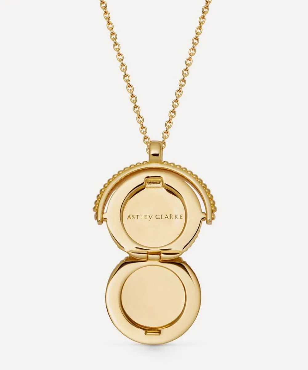 Astley Clarke Necklaces^18ct Gold-Plated Vermeil Silver Celestial Spinner Locket Necklace