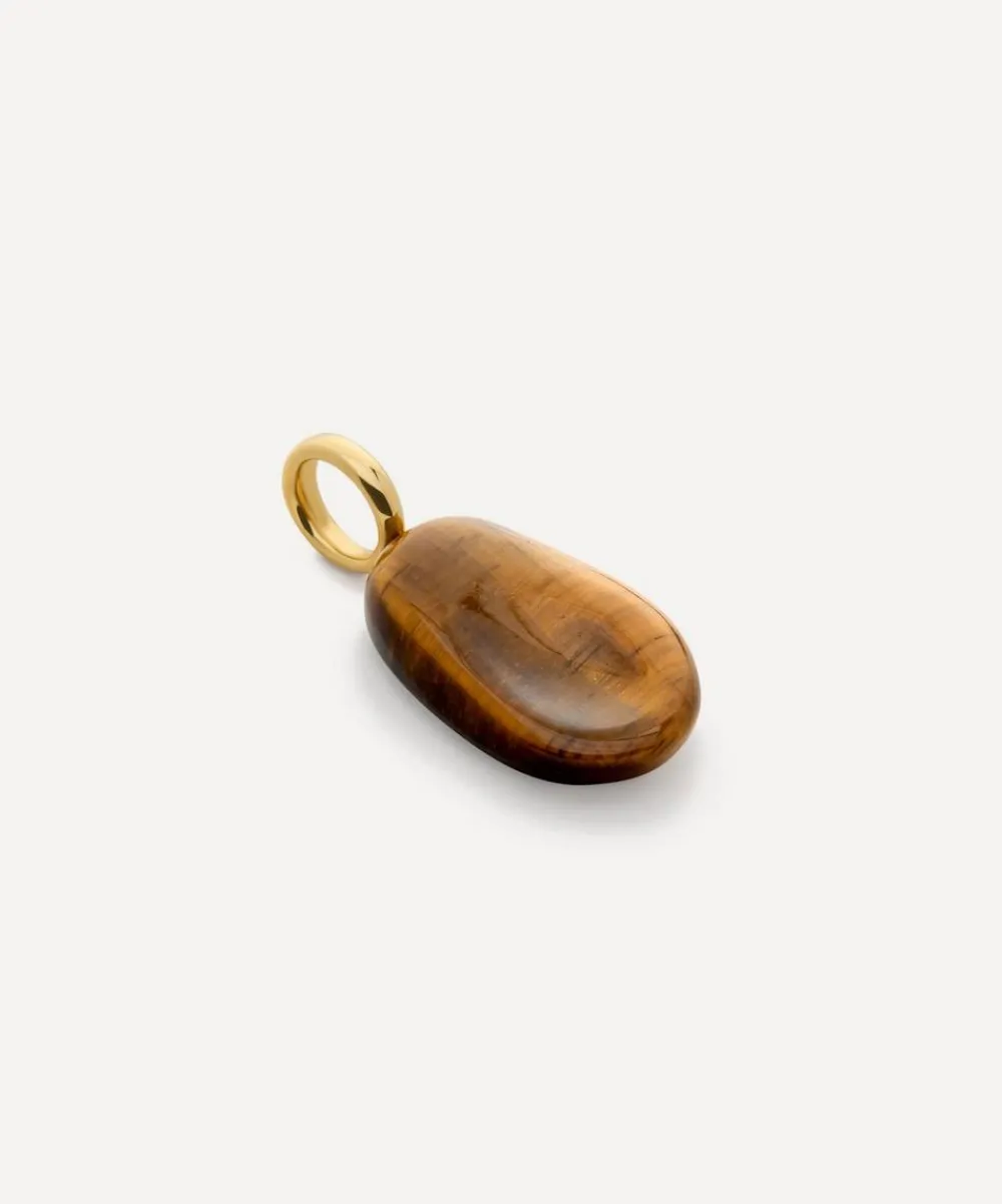 Monica Vinader Charms & Pendants^18ct Gold-Plated Vermeil Silver Aria Gemstone Pendant
