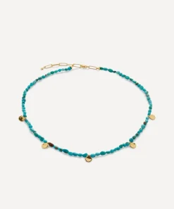 Monica Vinader Necklaces^18ct Gold-Plated Vermeil Silver Rio Mini Gemstone Beaded Station Necklace